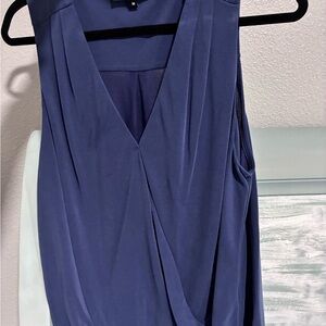 Elegant Blue Women's Blouse